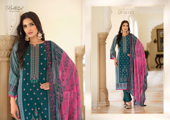 Zubiya Vol 2 By Belliza Digital Printed Cotton Dress Material Wholesale Shop In Surat